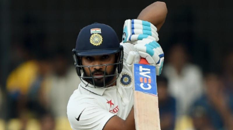 Rohit Sharma underwent a thigh surgery in November 2016, which ruled him out of consecutive Test series against England, Bangladesh, and Australia.(Photo: AFP)