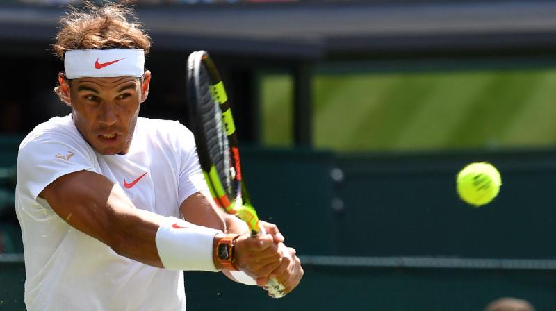 Nadal, the Wimbledon champion in 2008 and 2010, also managed to avoid falling victim to a player ranked outside the world top 100 for what would have been the fifth time in his last six visits to the All England Club.(Photo: AFP)