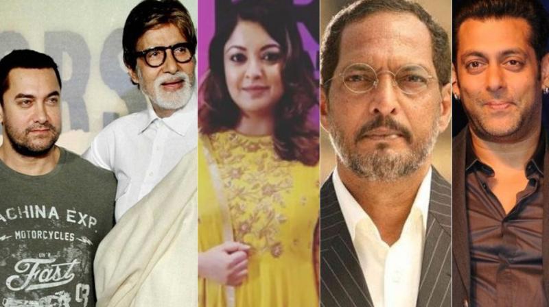 The A-listers, Aamir Khan, Amitabh Bachchan and Salman Khan were unaware about Tanushree Duttas allegations against Nana Patekar.