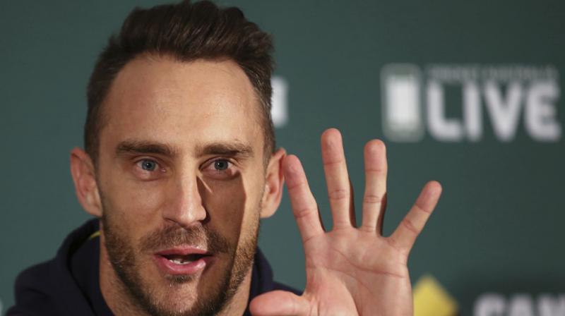 \For me (ball-tampering) is picking the ball, scratching the ball. Shining the ball, I think all cricketers would say, is not in the same place,\ said Faf du Plessis. (Photo: AP)