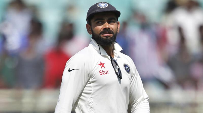 Former Pakistani leg-spinner said that Virat Kohli should be fined after an English daily alleged that Indias Test skipper was involved in ball-tampering during the first India versus England Test in Rajkot. (Photo: AP)