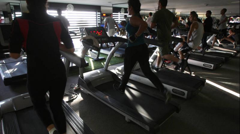 Its also possible that people become less physically active in everyday life after activity at the gym (Photo: AFP)