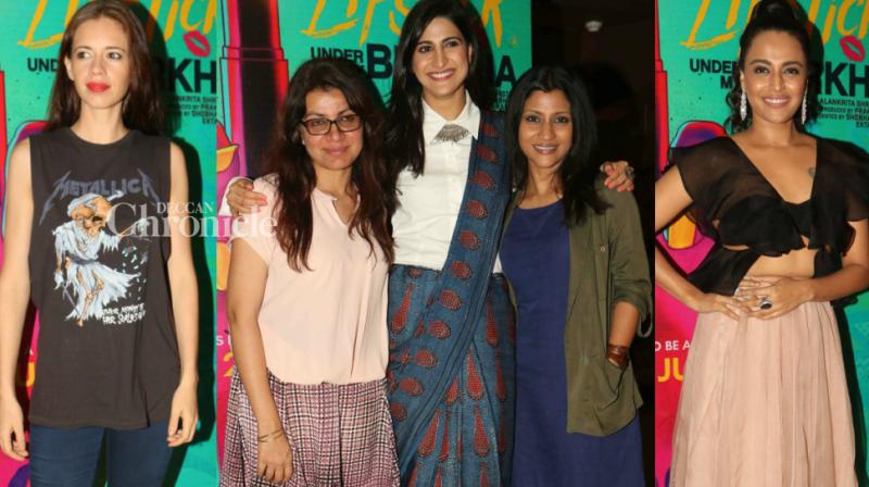 Lipstick Under My Burkha: Bwood stars catch screening of controversial film