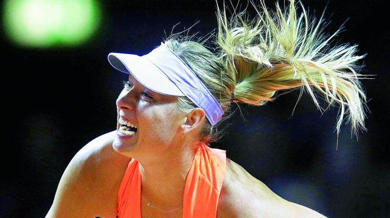 Maria Sharapova picked up the second win on her comeback from a 15-month doping ban on Thursday.