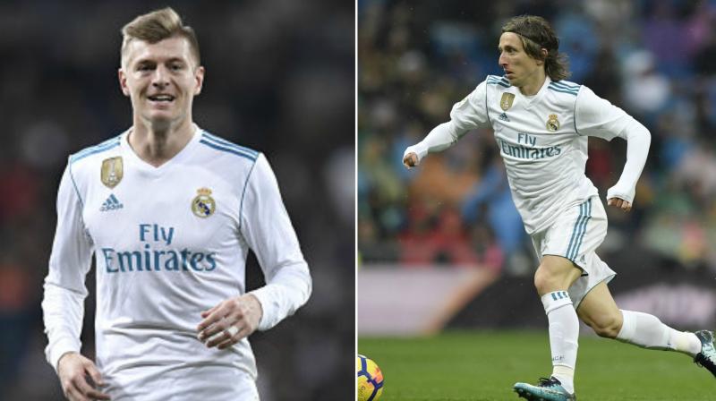 Modric had been nursing a muscle injury and Kroos had a left knee problem. (Photo: AFP)