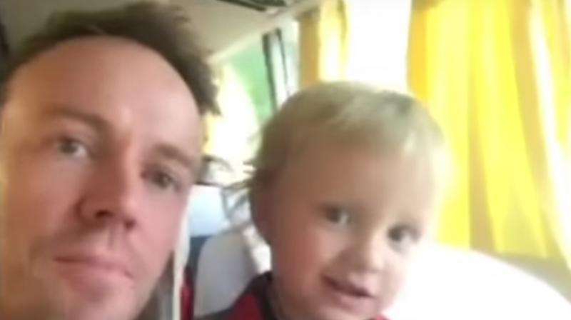 Watch: AB de Villiers son steals the show in Royal Challengers Bangalore nets
