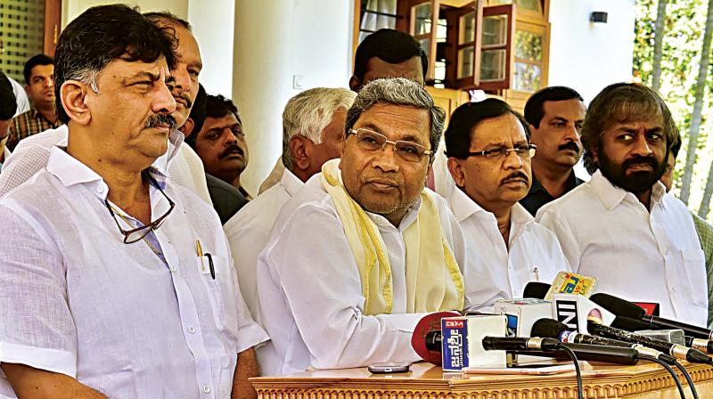 Chief Minister Siddaramaiah and his colleagues condole his death