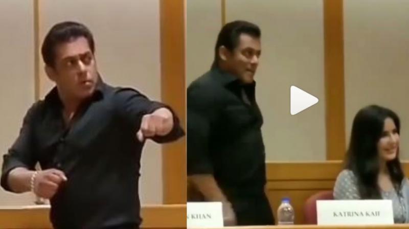 Salman Khan in screenshots from the video.