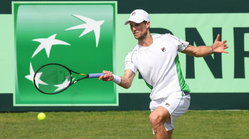 Italy, who had led 2-0, overnight were forced to extend the encounter after Simone Bolleli and Matteo Berrettini lost to Rohan Bopanna and Divij Sharan 6-4, 3-6, 4-6. (Photo: AFP)