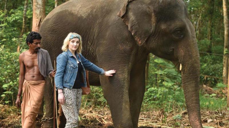 Evanna during her trip to Kerala  All photos sourced from EVANNAS Facebook post.