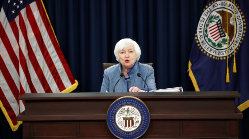 Federal Reserve Board Chair Janet Yellen speaks during a news conference about the Federal Reserves monetary policy. (Photo: