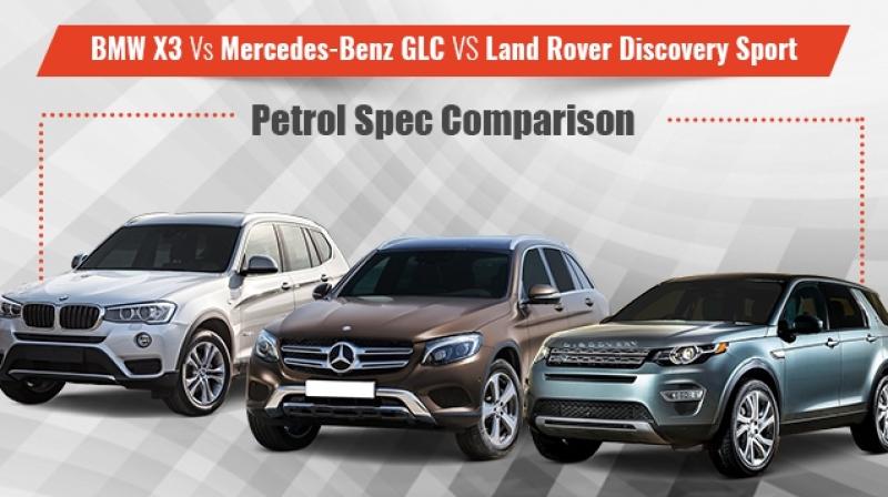 BMW X3 Vs Mercedes-Benz GLC Vs Land Rover Discovery Sport 1