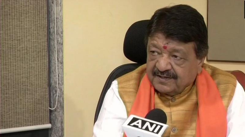 He, however, asserted that it was only the BJP that could construct the Ram temple at Ayodhya as \no one else has the guts\ to do it. (Photo: ANI | Twitter)