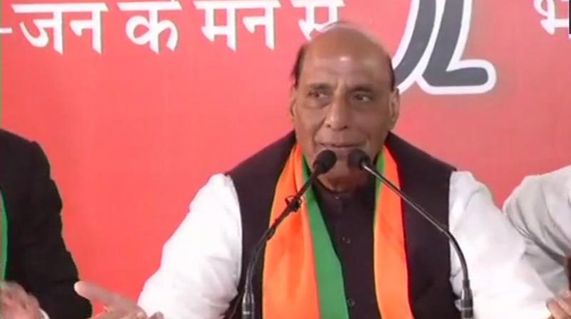 Addressing a press conference in Jaipur, he said that Jammu and Kashmir was not an issue as it was an integral part of the country.  (Photo: ANI | Twitter)