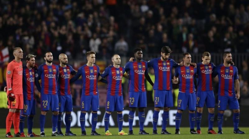 FC Barcelona will hoist their flags at half mast to mourn the death of the victims of the attacks. (Photo: AP)