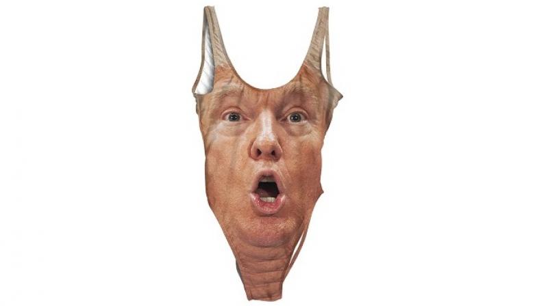 Shocked Trump bathing suit. (Photo: Facebook /Beloved Shirts)
