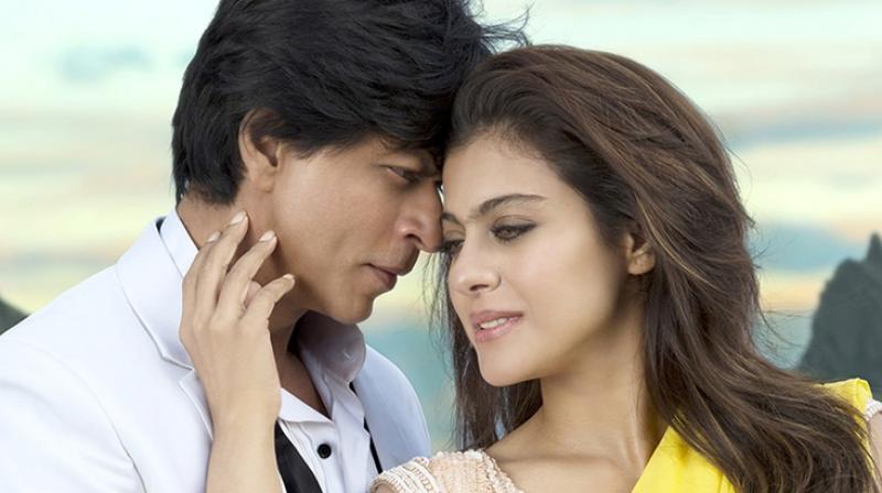 Shah Rukh Khan and Kajol in a still from Dilwale.