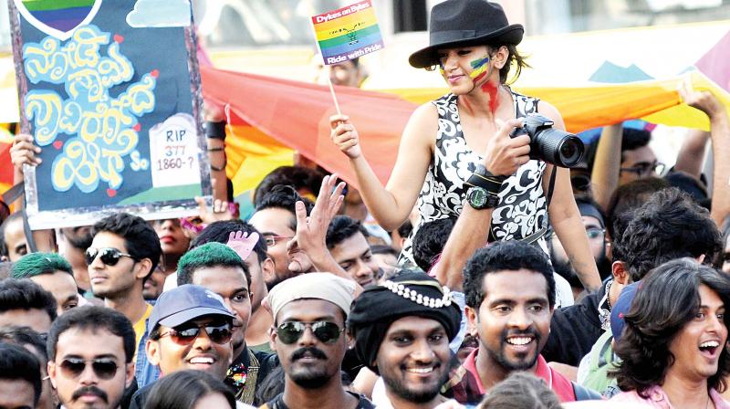 Over 4,000 take part in Pride March in Bengaluru on Sunday 	(Photo: Shashidhar B.)