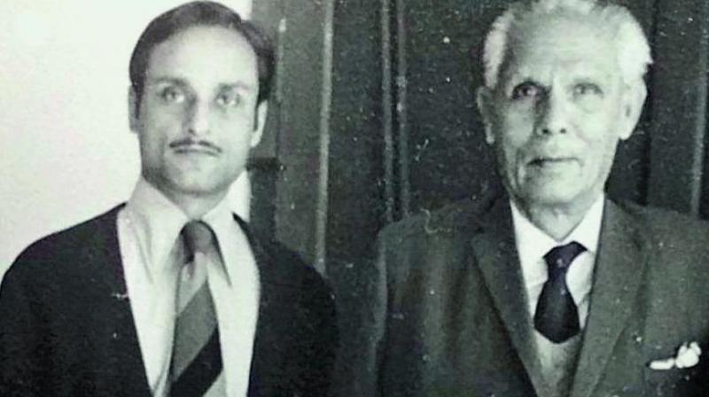 Shankar Ghosh with his father