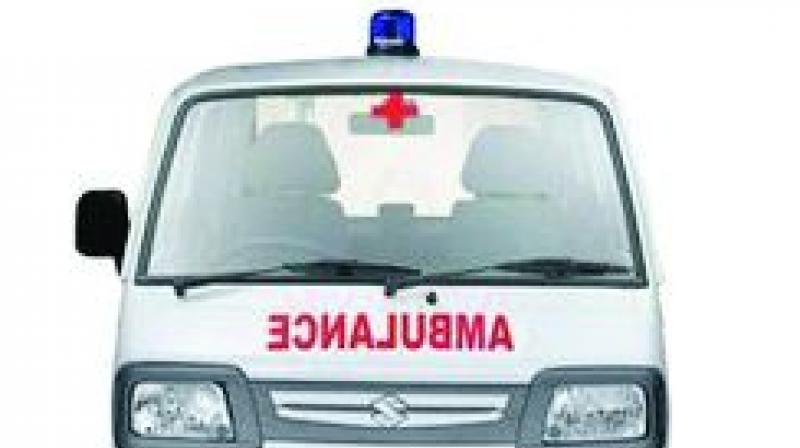 A driver working for the 108 emergency ambulance service attempted suicide by consuming poison in the office of labour commissioner at RTC Crossroads on Thursday afternoon.