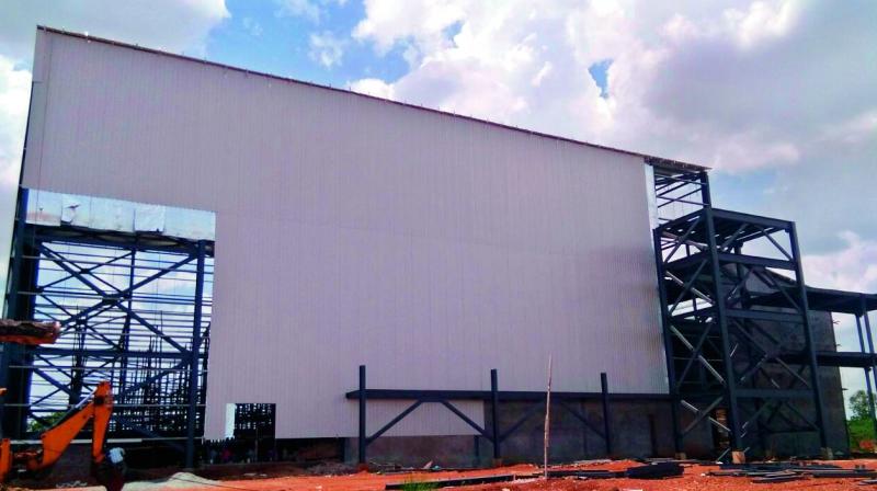The integrated entertainment complex with a 106-foot screen that is coming up near Sullurpeta, Tada.