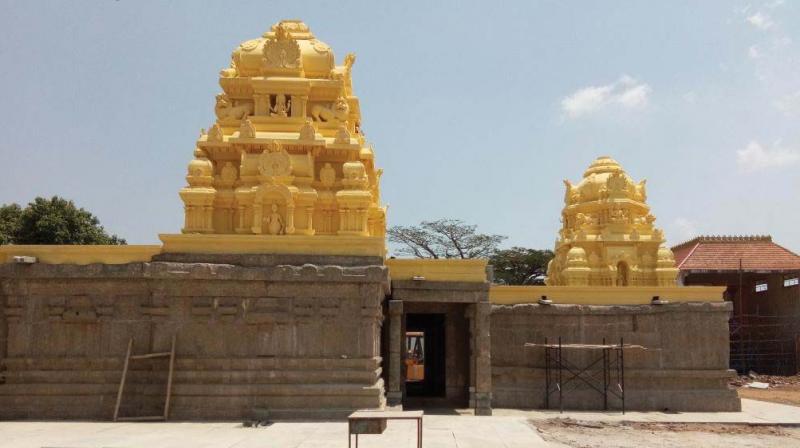 The temple after it was renovated by by the ASI.