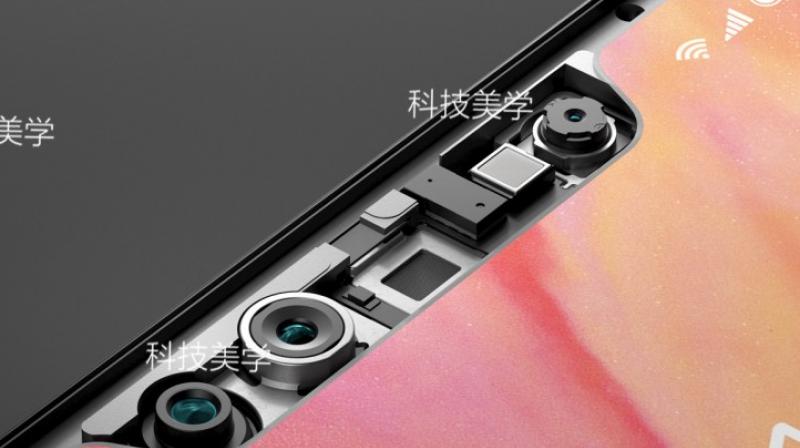 The setup seems to sport an infrared camera sensor and an infrared illuminator, much like Apples FaceID system on the iPhone X. (Image: Weibo)