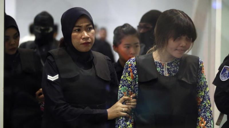 The judge followed the path Kim walked to the airport clinic, seeking help after being attacked, and retraced the movement of the two women, who were seen on security footage rushing to restrooms afterward to wash their hands. (Photo: AP)