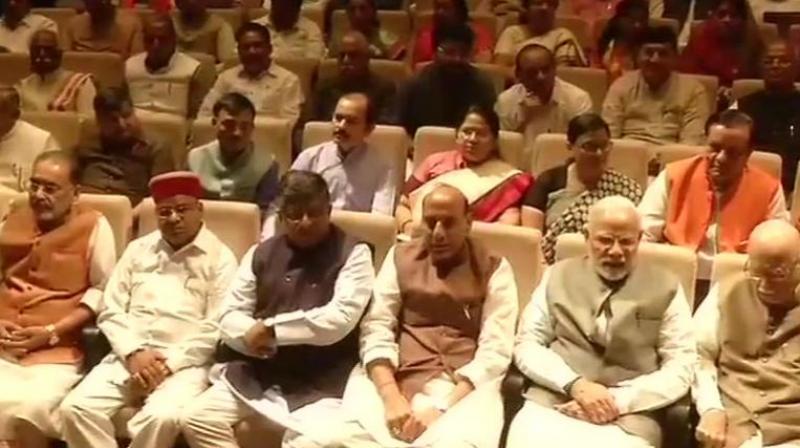 On BJPs 38th foundation day, Prime Minister Narendra Modi said it has become the largest party due to peoples blessings and tireless efforts of its workers. (Photo: ANI | Twitter)