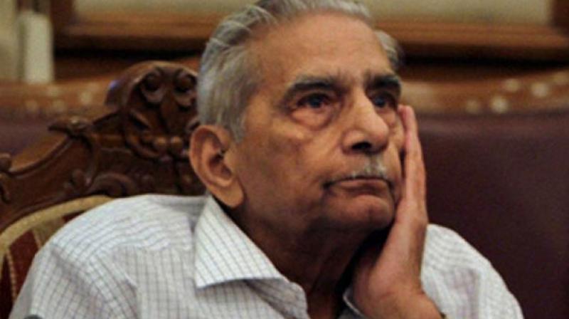 Senior advocate Shanti Bhushan has stated that master of roster cannot be unguided and unbridled discretionary power, exercised arbitrarily by the CJI. (Photo: File | PTI)