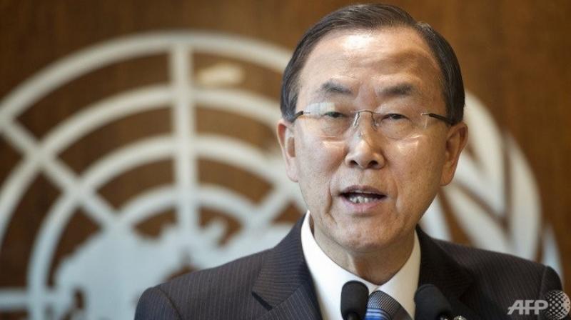 Outgoing United Nations chief Ban Ki-moon. (Photo: AFP)