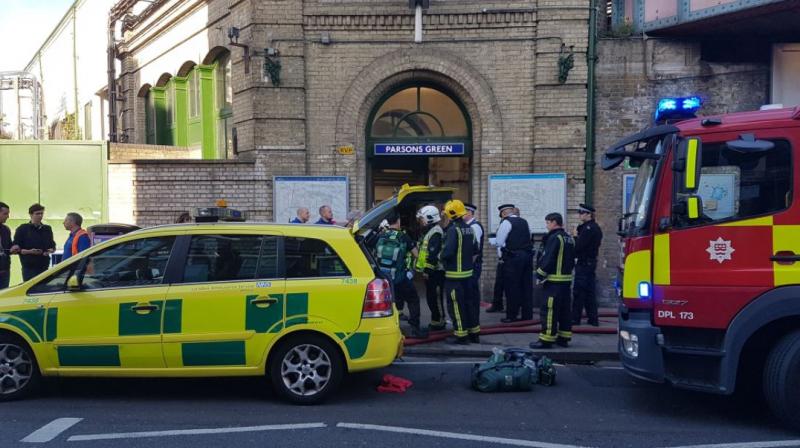 London Fire Brigade sends number of resources and specialists officers in attendance at the incident at Parsons Green station (Photo: London Fire Brigade)