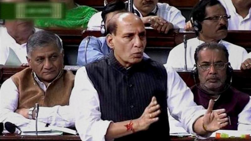 Union Home Minister Rajnath Singh blamed the spread of fake news through social media for the lynchings. (Photo: File | ANI)