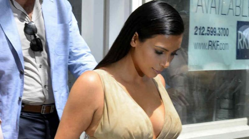 Kim Kardashian was tied up and locked in the bathroom. (Photo: AFP)