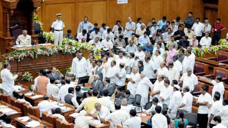 File photo of Karnataka Assembly. (Photo: Representational Image)