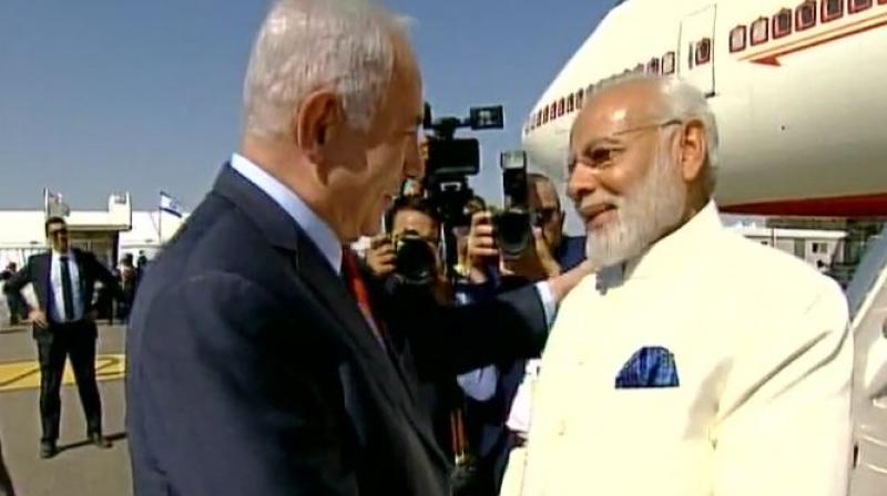 PM Modi had described Indias ties with Israel as special and had said that his visit would lead to further cementing of bilateral ties and cooperation in key areas, including counter-terrorism. (Photo: Twitter @PIB_India)