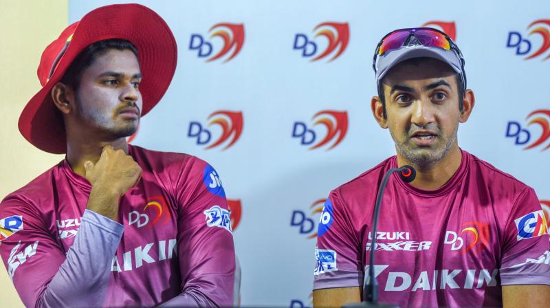 â€œI didnt make any call to be honest. It wasnt my decision to drop him. He himself decided to sit out, which was really courageous decision with him being the captain in the previous matches. The respect for him has gone really high,\ said Delhi Daredevils new captain Shreyas Iyer about Gautam Gambhir. (Photo: PTI)