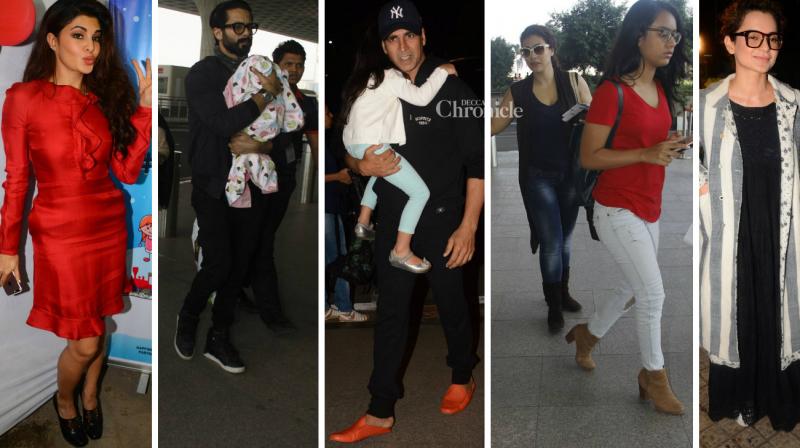 B-Town stars step out with kids, some go solo