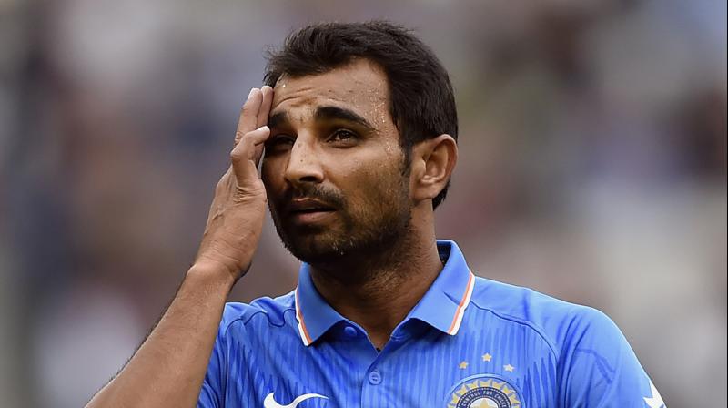Shami had his left knee operated on in 2015, but it is an injury to his right knee that may keep him out this time round. (Photo: AP)