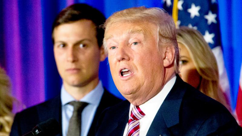 Mr Kushner, a wealthy New York businessman married to Trumps daughter Ivanka, has not received his full security clearance because of his extensive financial links, which have taken a long time to examine. (Photo: AP)