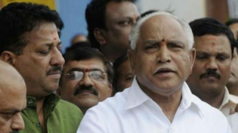 Former Karnataka chief minister and BJP state unit President B S Yeddyurappa. (Photo: PTI)