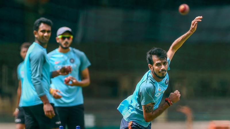 Chahal has had a lot of success with white ball when he toured for \A\ series in Australia, Dravid said after India A beat South Africa A by an innings and 30 runs. (Photo: PTI)