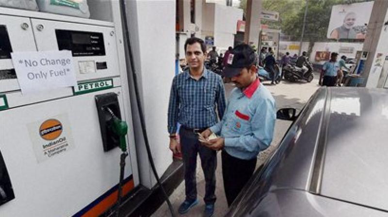 Old notes will be accepted in petrol pumps till November 14. (Photo: PTI)