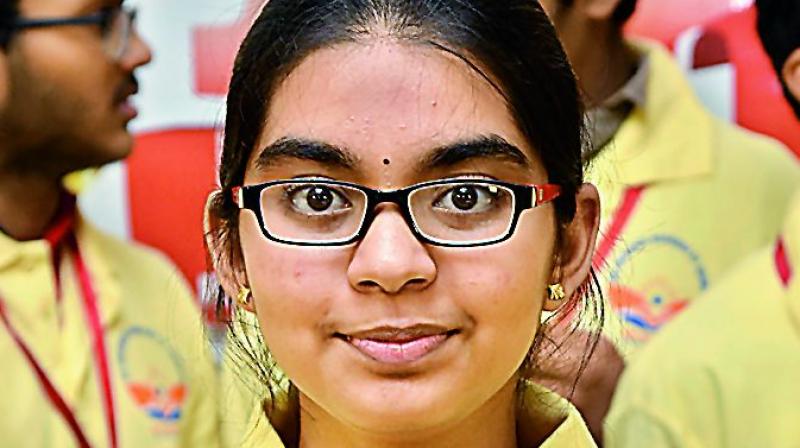 Ramya Narayanasamy secured 1st rank in the All India girls category