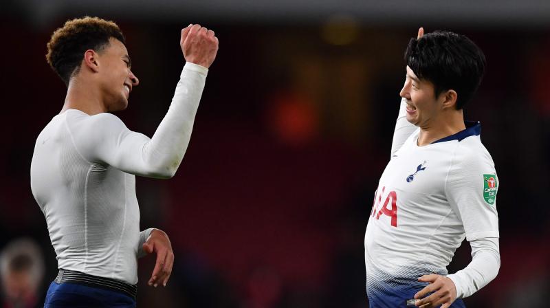 Alli increased Tottenhams advantage after half-time as they won at the Emirates Stadium for the first time in 10 visits dating back to 2010. (Photo: AFP)