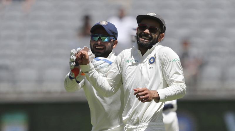 India skipper Virat Kohli maintained his top spot, while young wicketkeeper-batsman Rishabh Pant and pacer Jasprit Bumrah attained their career-best positions in the latest ICC Test rankings. (Photo: AP)