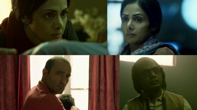 Screengrabs from the second trailer of Mom.