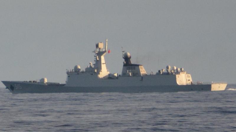 According to Indian Navy, China has often used anti-piracy patrols and freedom of navigation as the reasons for its increasing presence in the Indian Ocean. (Photo: Twitter/@indiannavy)