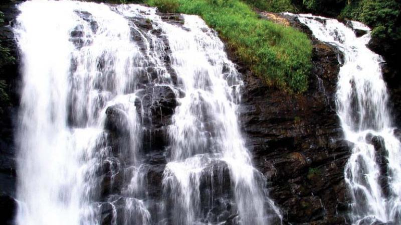 A file photo of the Abbe Falls near Madikeri in Kodagu
