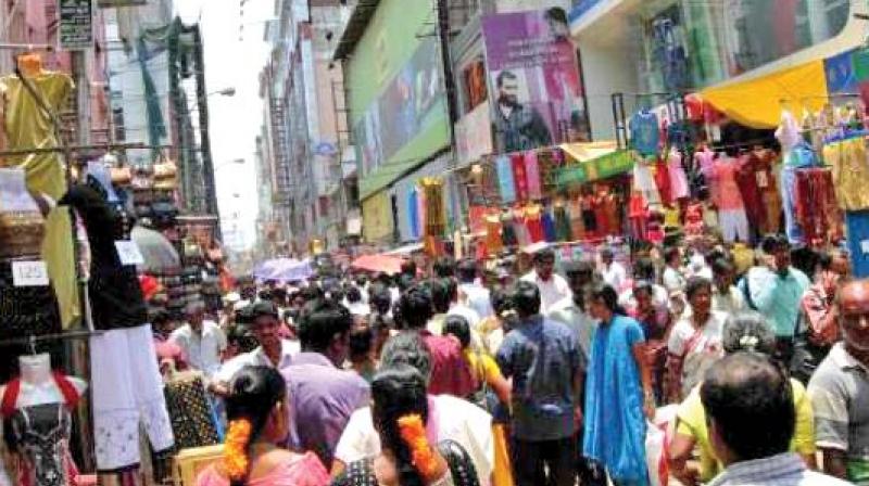 The need to build a sky-walk arose due to extreme difficulty being experienced by the public to navigate through the ever-busy Ranganathan street on the one side and, the Railway Border road-Natesan street on the other to reach the bus stand and vice versa.